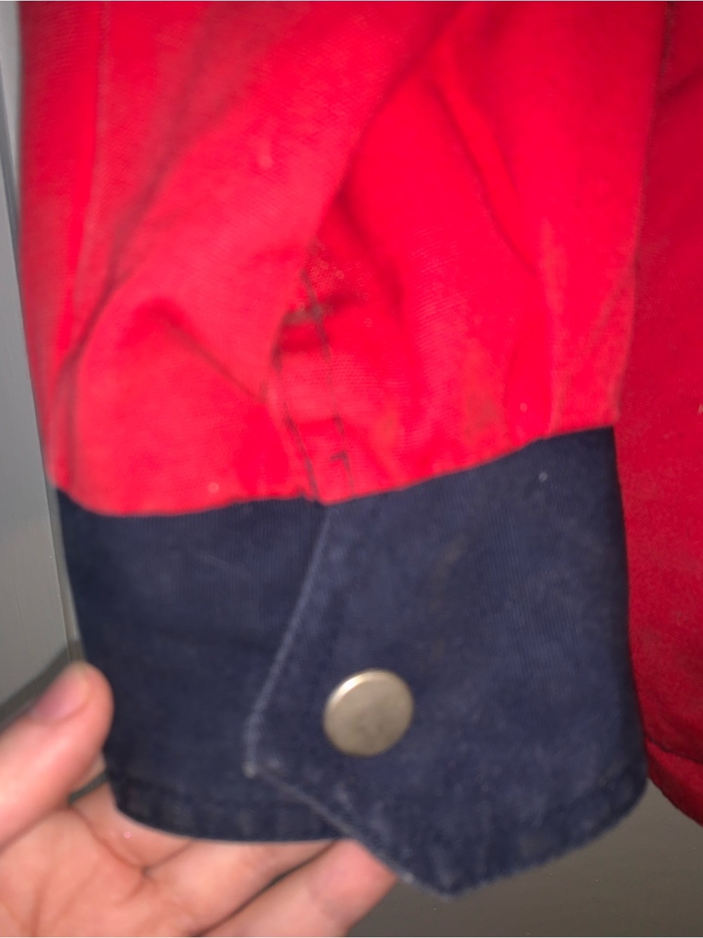 Vintage 90s Liz Phillips Colorblock Fireman Clasp Hooded Jacket Small - Picture 4 of 7